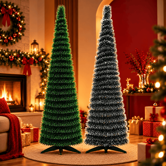 Árbol de Navidad Plegable + 200 Luces LED de Regalo 🎁