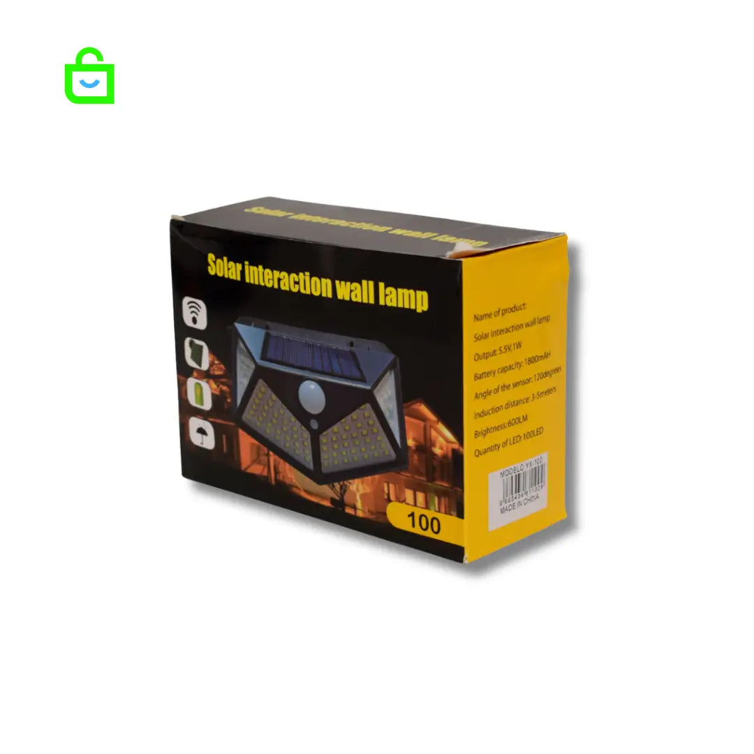 SolarGuard 100 – Lámpara Solar LED con Sensor